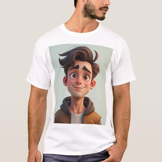 Handsome Typ T-Shirt (Vorderseite)