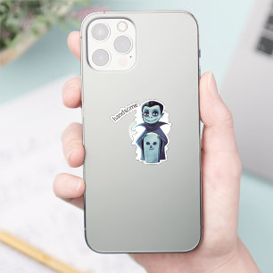 Handsome Vampire Aufkleber