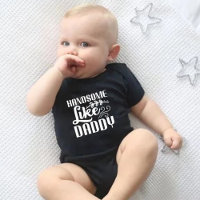 Handsome wie Daddy Baby Bodysuits One-Pieces