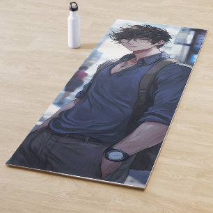 Handsome Young Man Anime Yogamatte