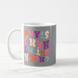 Handstand ausprobieren Lustige Gymnastik Jungen Mä Kaffeetasse