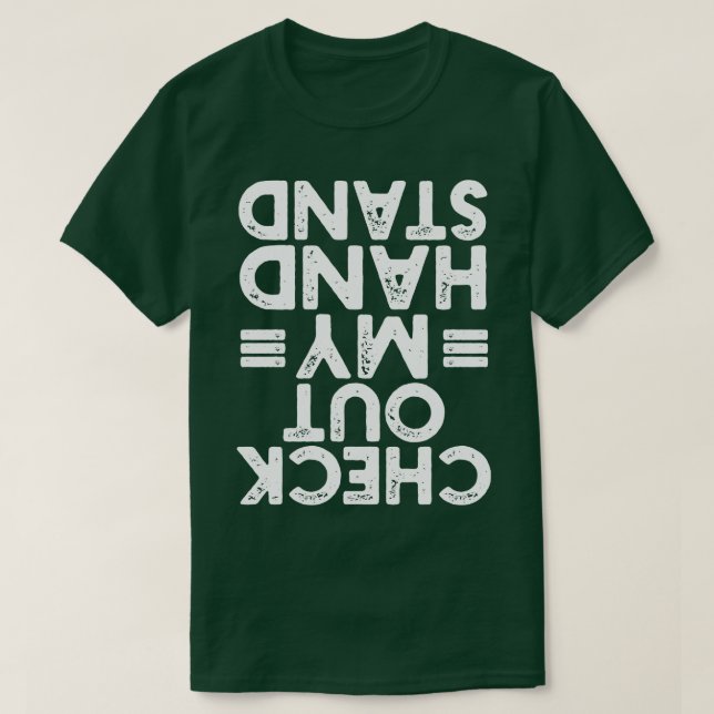 Handstand Gymnastik T-Shirt (Design vorne)