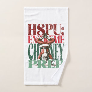 Handstand PushUp Fun Weihnachtsversion Fitness Handtuch