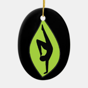 Handstand Silhouette Ornament - Yoga Geschenk