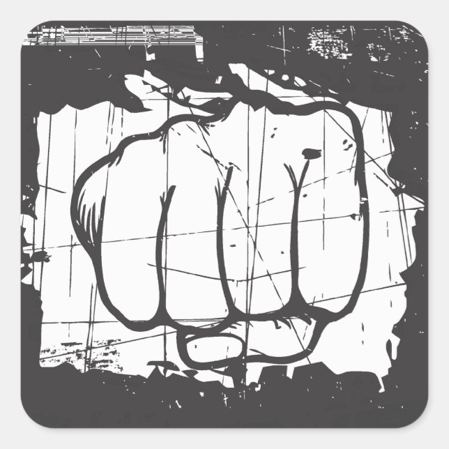 Handstanzen - Aufkleber (Vorderseite)