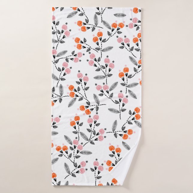 Handstich Stickerei Nahtloses Muster mit Litze Badehandtuch (Badehandtuch)