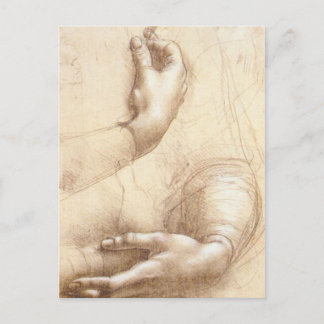 Handstudie Postkarte