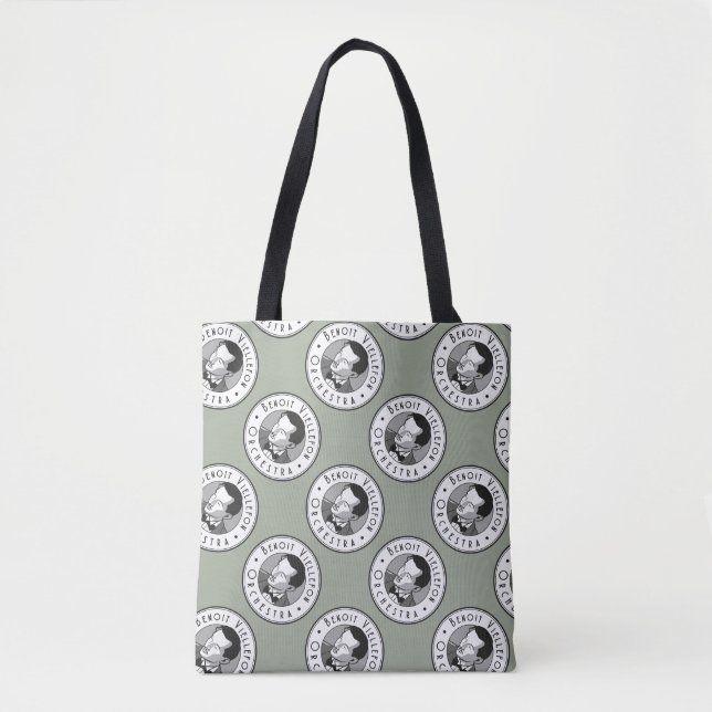 Handtasche - Bneoit viellefon Orchester (B&W) (Vorderseite)