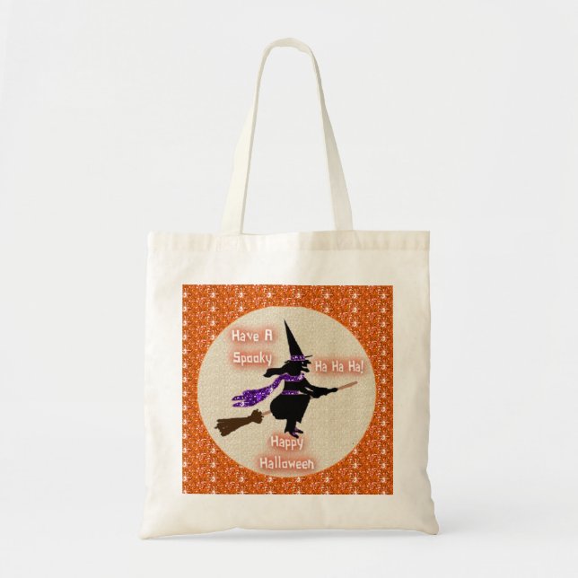 Handtasche-Broom-Schalter WItch Tragetasche (Vorne)