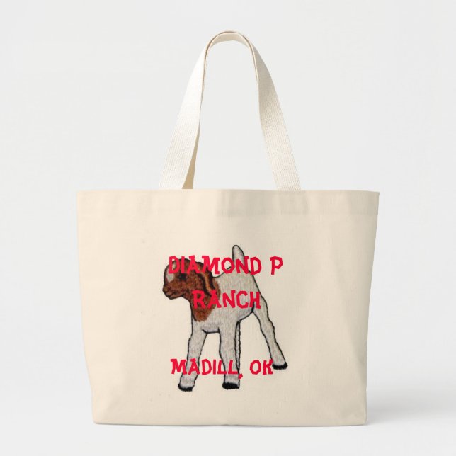 Handtasche der Ziegen-(Boer) Jumbo Stoffbeutel (Vorne)