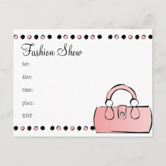Handtasche Einladung