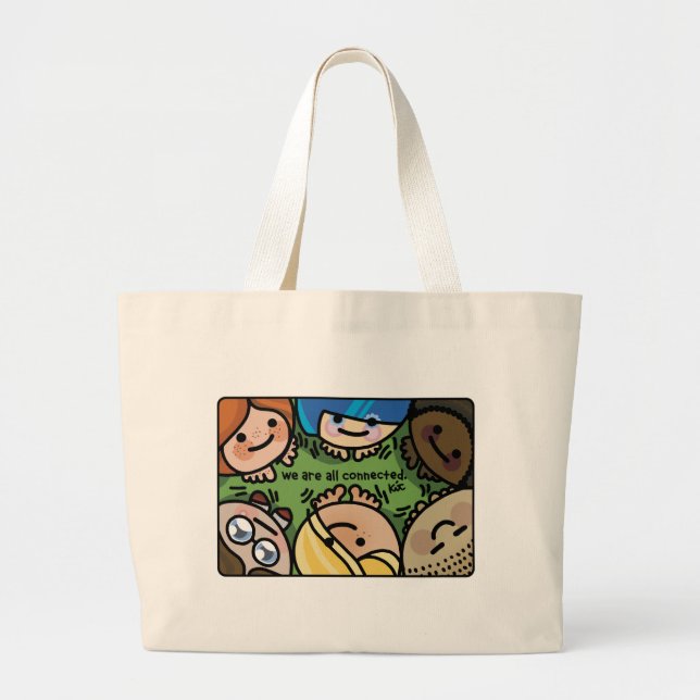 Handtasche Hoffnung Jumbo Stoffbeutel (Vorne)