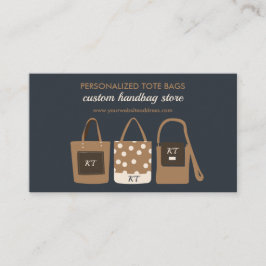 Handtasche mit Tasche Visitenkarte