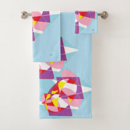 Handtuch: Abstrakte Designs Badhandtuch Set