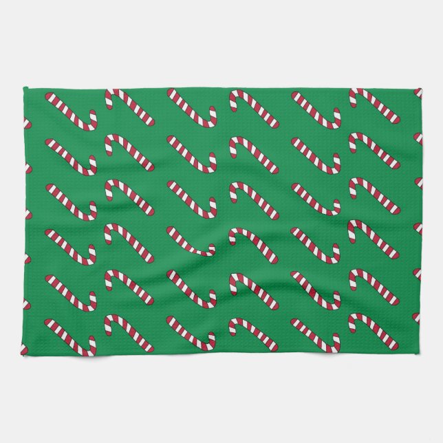 Handtuch aus Candy Canes (Horizontal)