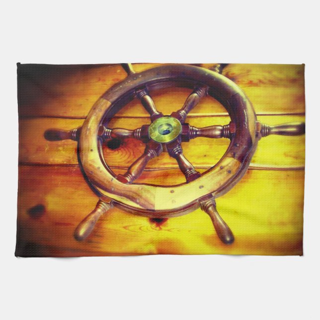 Handtuch aus Lenkrad (Horizontal)