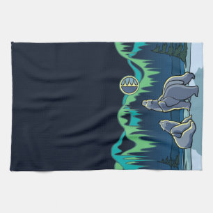 Handtuch aus Native Bear Art Polar Bärentuch