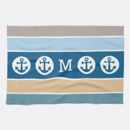 Handtuch aus Nautic Stripes