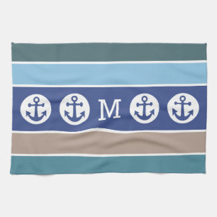 Handtuch aus Nautic Stripes