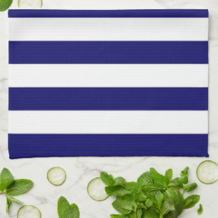 Handtuch/blau und weiß Streifen Küchentuch