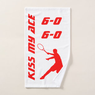 Handtuch für Tennisliebhaber für eingefleischte Fa
