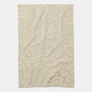 Handtuch Handtuch Hanukkah Stars & Dreidels Handtu