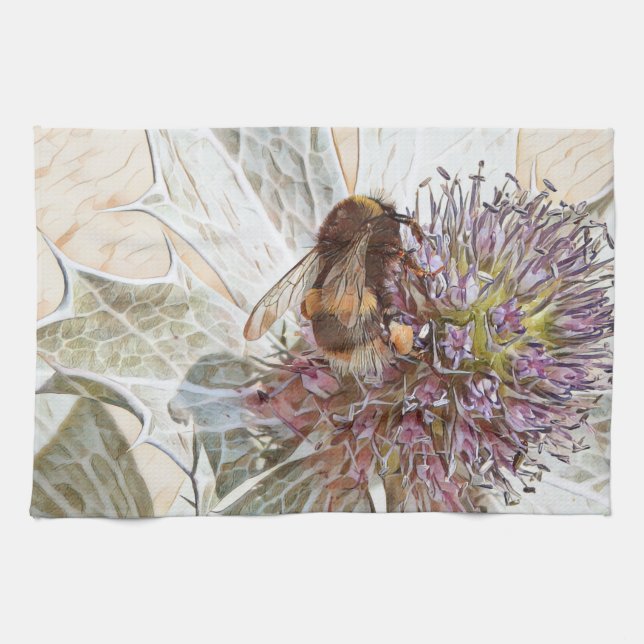 Handtuch im Stil von Hummeln drucken (Horizontal)