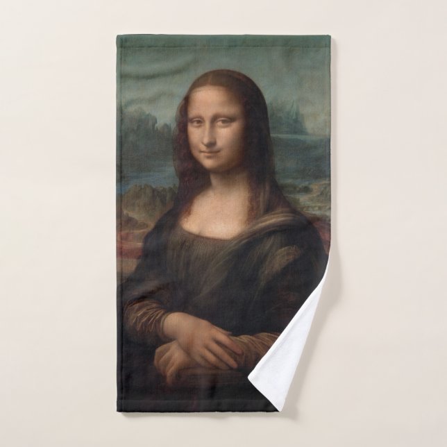 Handtuch: LEONARDO DA VINCI: MONA LISA Handtuch (Handtuch)
