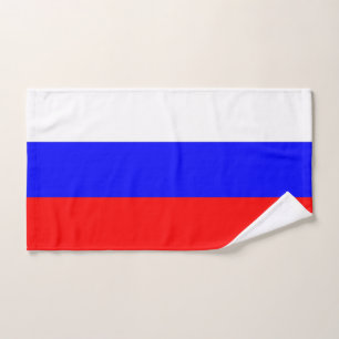 Handtuch mit der Flagge Russlands