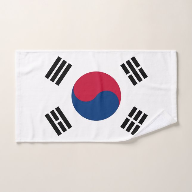 Handtuch mit der Flagge Südkoreas (Handtuch)