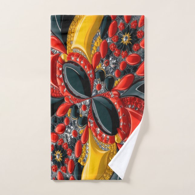 Handtuch mit Deutschland Farben (Handtuch)