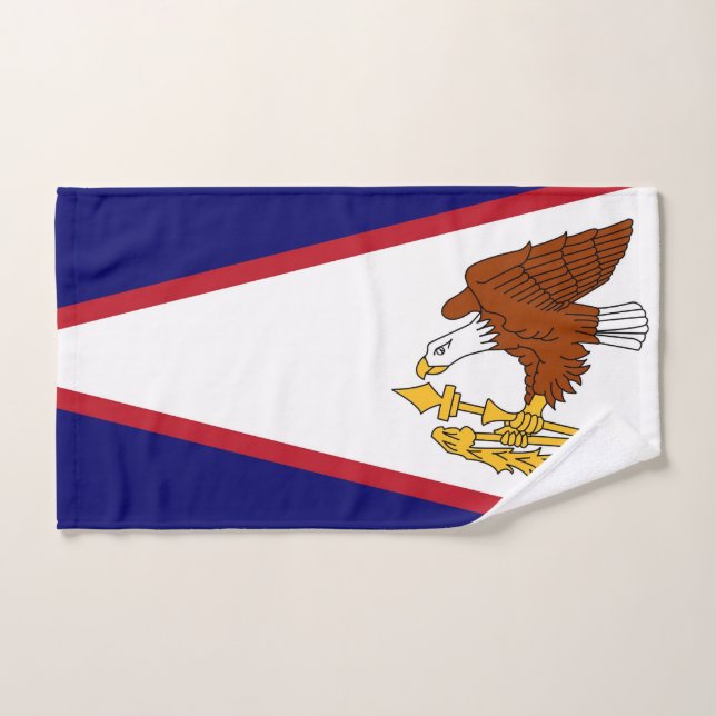 Handtuch mit Flag Amerikanisch-Samoa, USA (Handtuch)