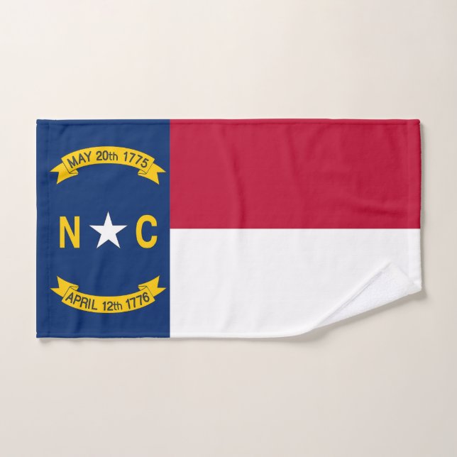 Handtuch mit Flag North Carolina Staat, USA (Handtuch)