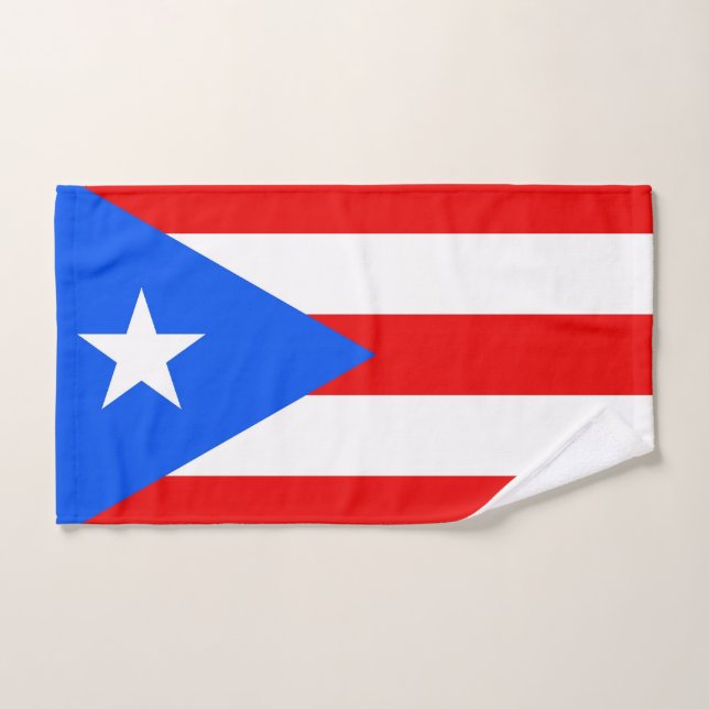 Handtuch mit Flag Puerto Rico, USA (Handtuch)