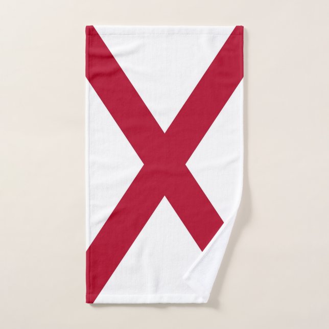 Handtuch mit Flag von Alabama Staat, USA (Handtuch)
