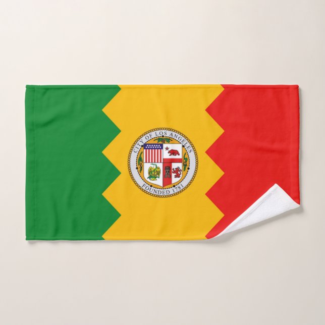 Handtuch mit Flag von Los Angeles, USA (Handtuch)