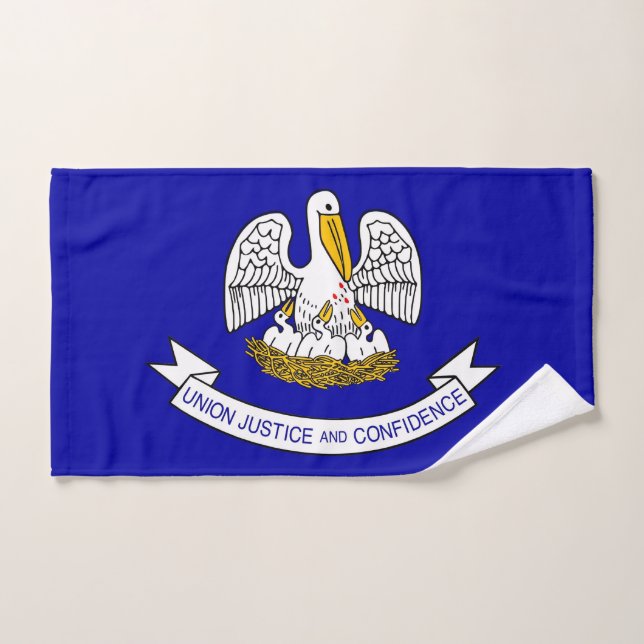 Handtuch mit Flag von Louisiana Staat, USA (Handtuch)