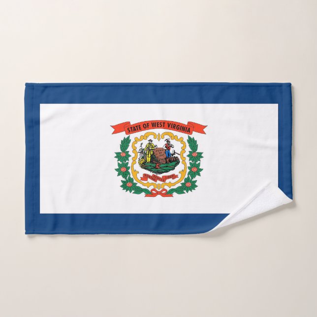 Handtuch mit Flag West Virginia Staat, USA (Handtuch)