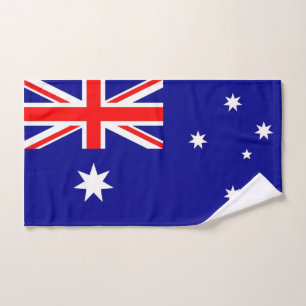 Handtuch mit Flagge Australiens