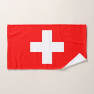 Handtuch mit Flagge der Schweiz