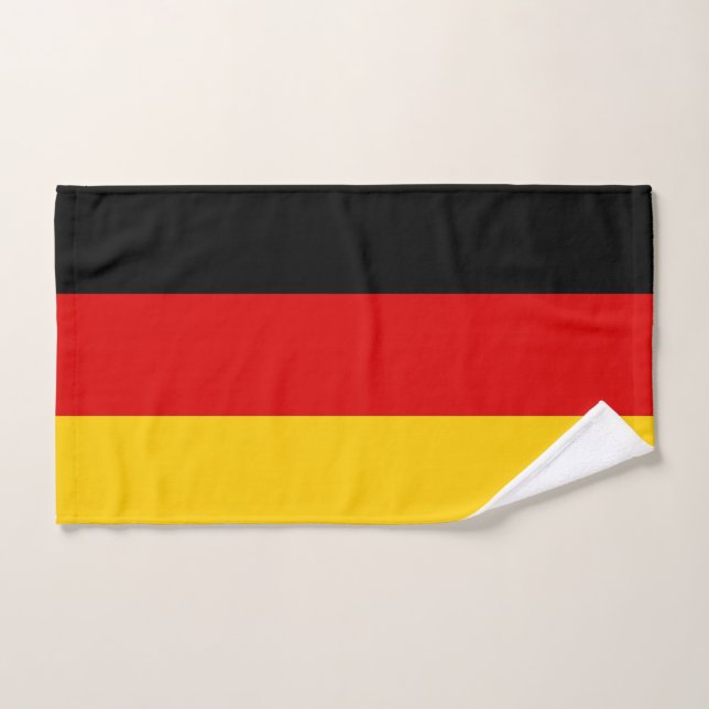 Handtuch mit Flagge Deutschlands (Handtuch)
