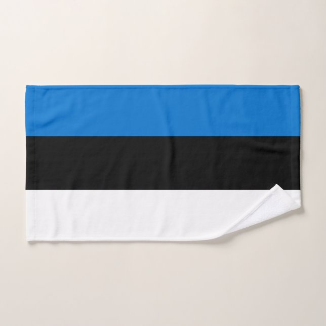 Handtuch mit Flagge Estlands (Handtuch)