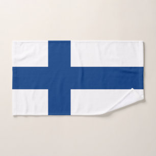 Handtuch mit Flagge Finnlands