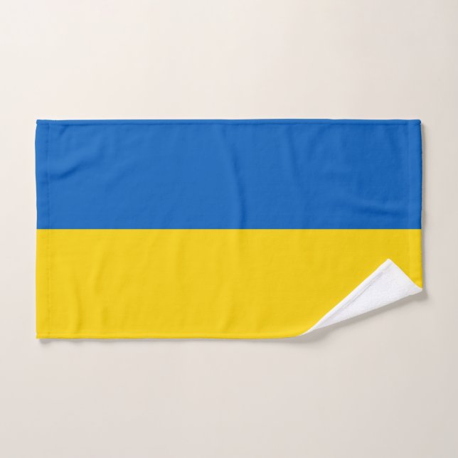 Handtuch mit Flagge in der Ukraine (Handtuch)