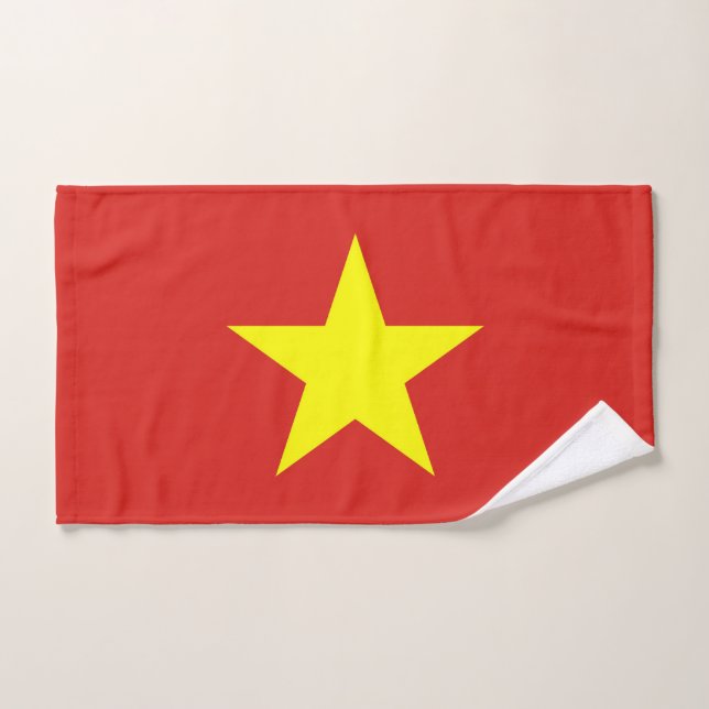 Handtuch mit Flagge in Vietnam (Handtuch)