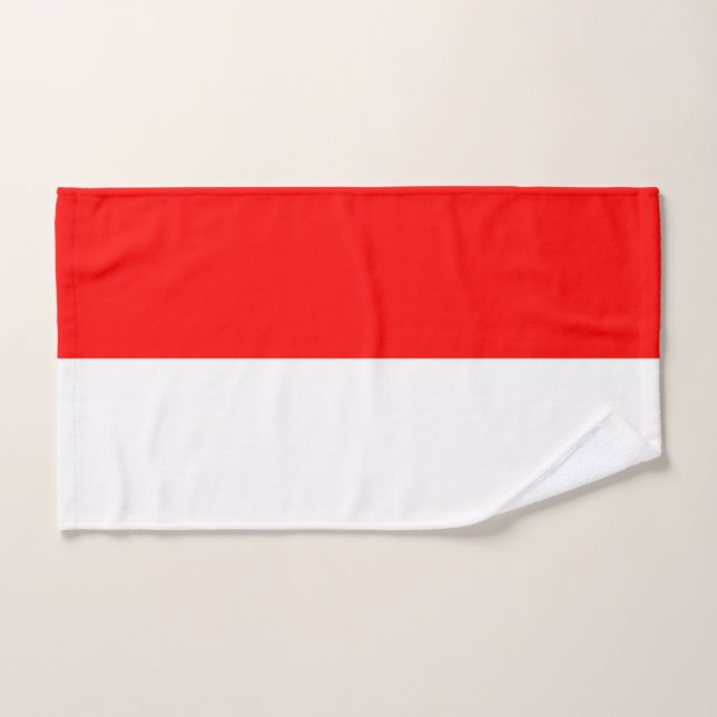 Handtuch mit Flagge Indonesiens (Handtuch)