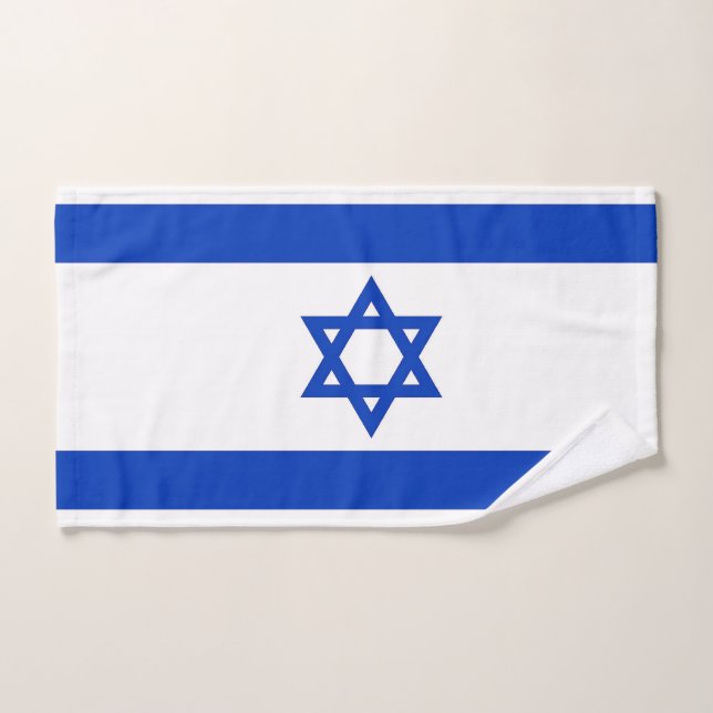 Handtuch mit Flagge Israels (Handtuch)