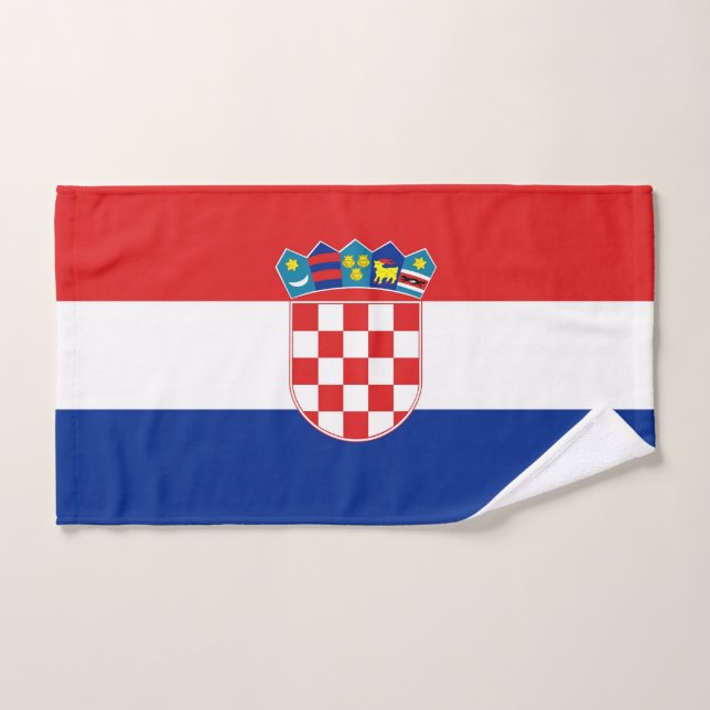 Handtuch mit Flagge Kroatiens (Handtuch)
