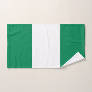 Handtuch mit Flagge Nigerias