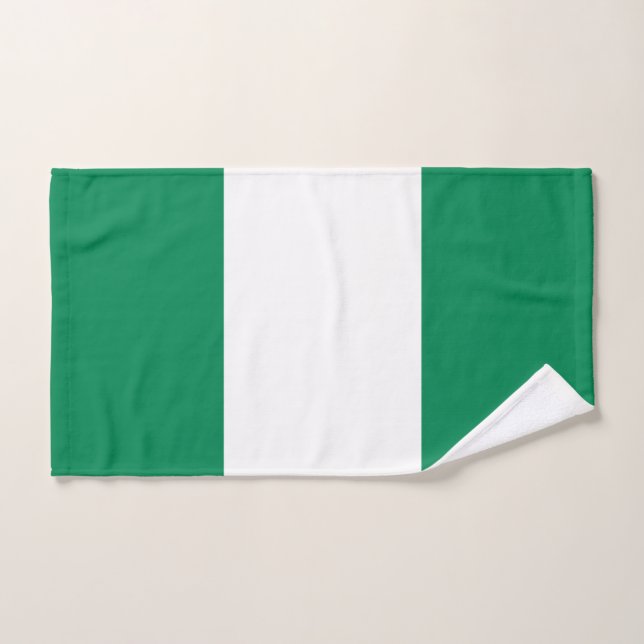 Handtuch mit Flagge Nigerias (Handtuch)
